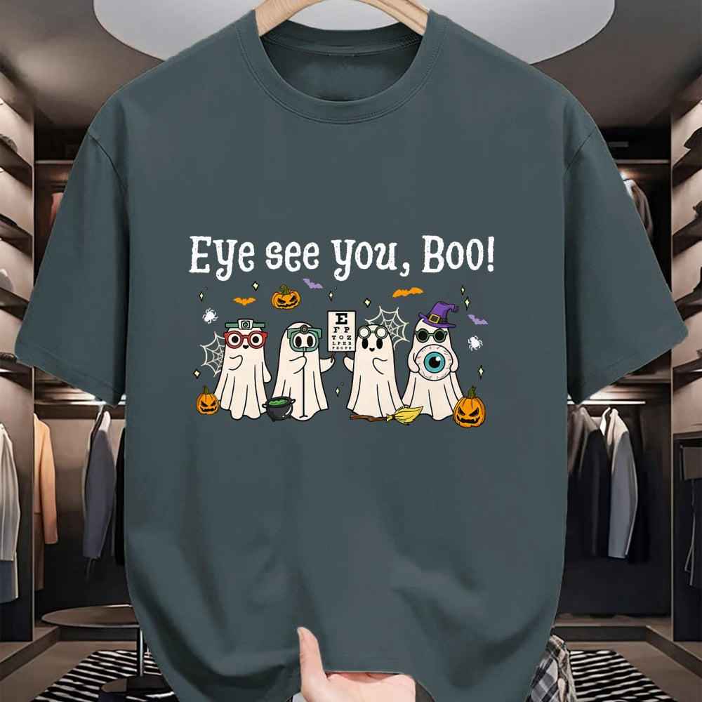 Best Doctor Shirt, Funny Doctor UnisexT-Shirt/Hoodie/Sweatshirt HLT00 - Cute Ghost Optometry Halloween Eye Doctor Ophthalmologist T-Shirt