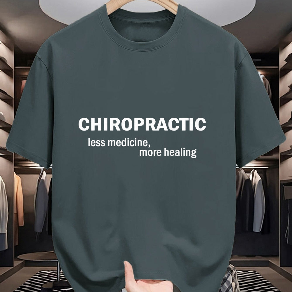 Best Doctor Shirt, Funny Doctor UnisexT-Shirt/Hoodie/Sweatshirt HLT00 - Less medicine more healing funny Chiropractic T-Shirt