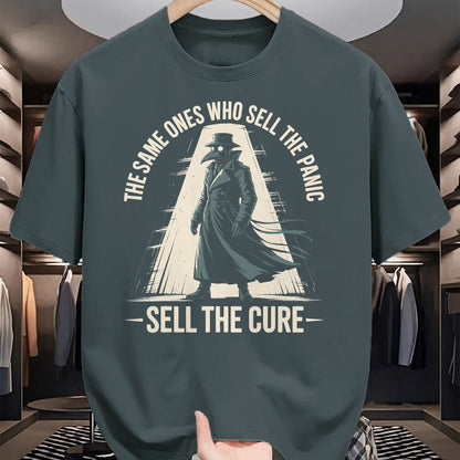 Best Doctor Shirt, Funny Doctor UnisexT-Shirt/Hoodie/Sweatshirt HLT00 - Plague Doctor Sell The Panic T-Shirt