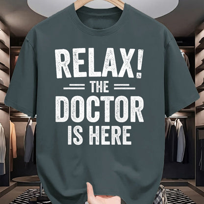 Best Doctor Shirt, Funny Doctor UnisexT-Shirt/Hoodie/Sweatshirt HLT00 - Relax The Doctor is Here T-Shirt