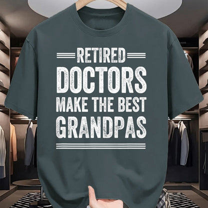 Best Doctor Shirt, Funny Doctor UnisexT-Shirt/Hoodie/Sweatshirt HLT00 - Pensioner Grandpa Doctor MD Retirement Gift Dad T-Shirt