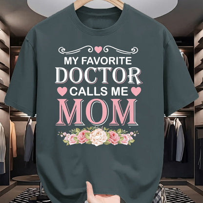 Christmas Shirts for Family, Funny christmas shirts, Christmas Unisex T-Shirt/Hoodie/Sweatshirt HLT00 - Doctor Calls Me Mom Medical School Students T-Shirt