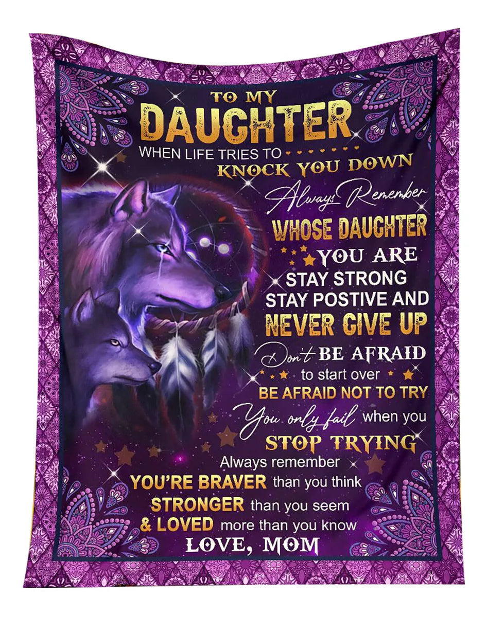 Special Daughter Gift Blanket - From Mom (SKUB12-160)