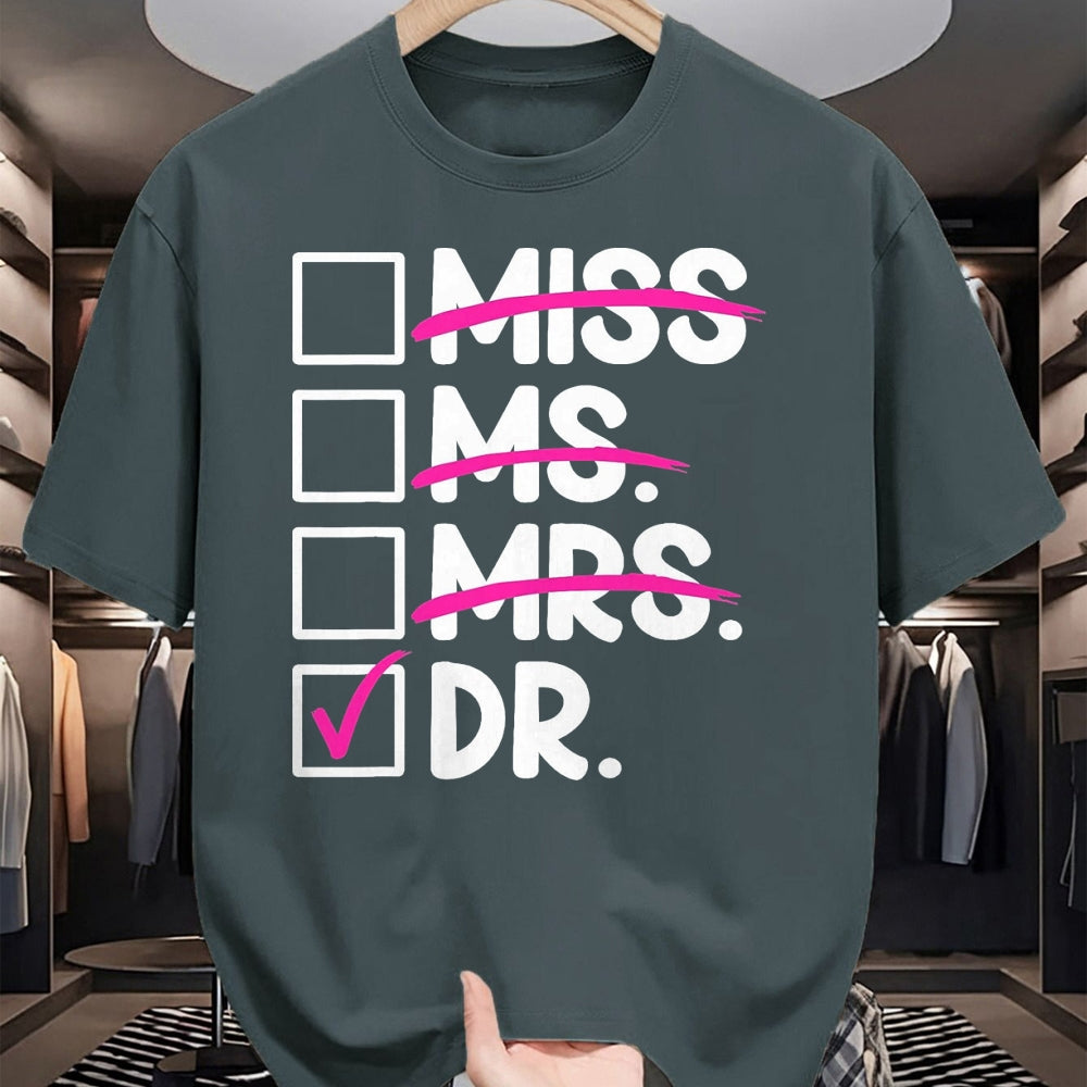 Best Doctor Shirt, Funny Doctor UnisexT-Shirt/Hoodie/Sweatshirt HLT00 - Doctoral Thesis Miss Ms. Mrs. Dr. Doctorate Women Doctor T-Shirt, Men, Black, 3X-Large
