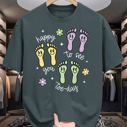 Best Doctor Shirt, Funny Doctor UnisexT-Shirt/Hoodie/Sweatshirt HLT00 - Happy to See You Today Podiatry Foot Doctor Podiatrist Nurse T-Shirt