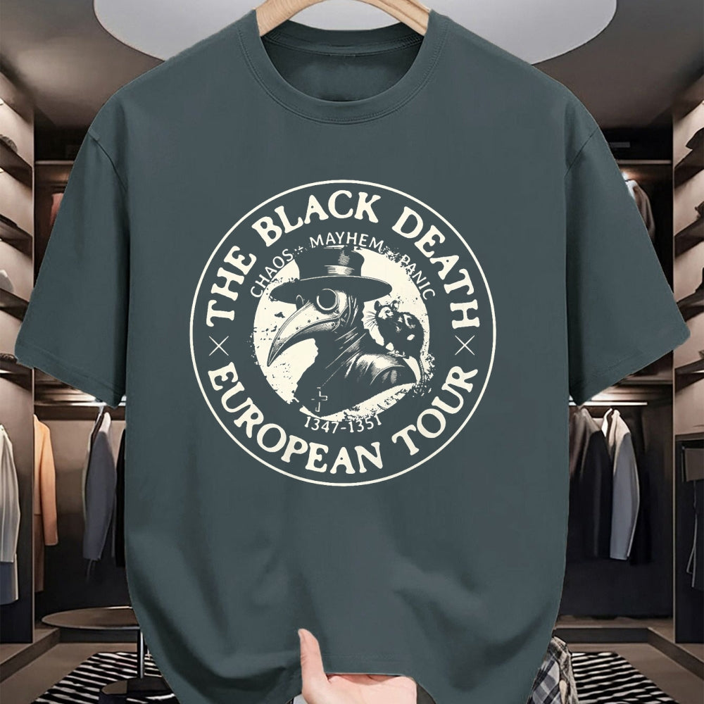 Best Doctor Shirt, Funny Doctor UnisexT-Shirt/Hoodie/Sweatshirt HLT00 - Plague Mask Doctor Plague Black Death European Tour T-Shirt