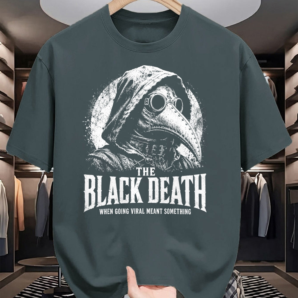 Best Doctor Shirt, Funny Doctor UnisexT-Shirt/Hoodie/Sweatshirt HLT00 - The Black Death When Going Viral Meant Something Plague Dr T-Shirt