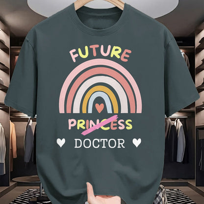 Best Doctor Shirt, Funny Doctor UnisexT-Shirt/Hoodie/Sweatshirt HLT00 - Future Princess Doctor T-Shirt