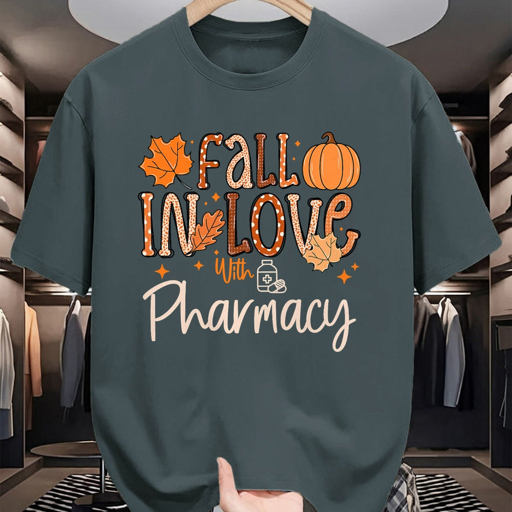 Best Doctor Shirt, Funny Doctor UnisexT-Shirt/Hoodie/Sweatshirt HLT00 - Fall in Love with Pharmacy CPHT Pharmacist Technician Autumn T-Shirt
