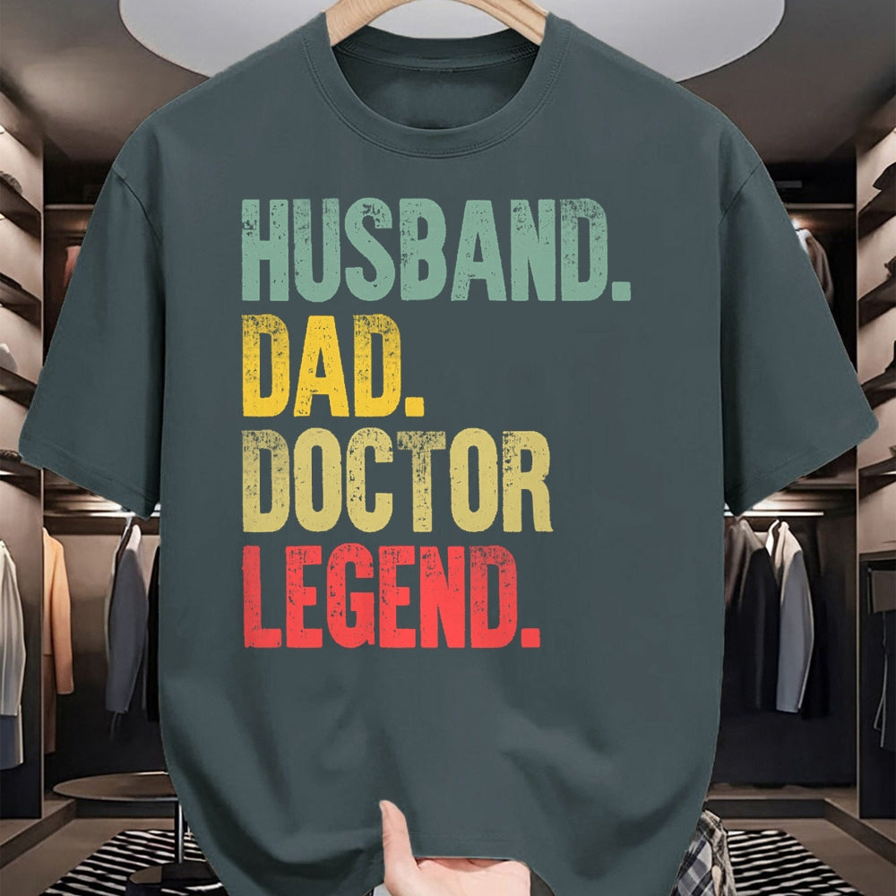 Best Doctor Shirt, Funny Doctor UnisexT-Shirt/Hoodie/Sweatshirt HLT00 - Funny Vintage Shirt Husband Dad Doctor Legend Retro T-Shirt