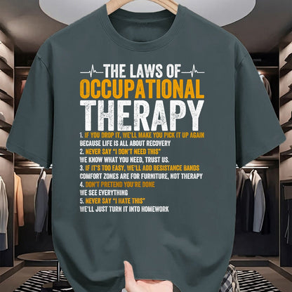 Best Doctor Shirt, Funny Doctor UnisexT-Shirt/Hoodie/Sweatshirt HLT00 - Laws Of Occupational Therapy Therapist Doctor Assistant T-Shirt