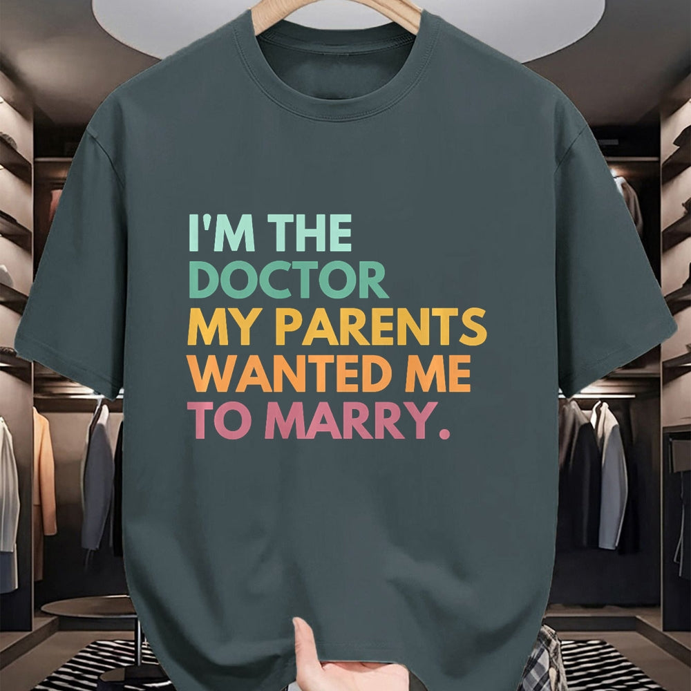 Best Doctor Shirt, Funny Doctor UnisexT-Shirt/Hoodie/Sweatshirt HLT00 - I'm The Doctor My Parents Wanted Me To Marry Premium Tri-blend T-Shirt