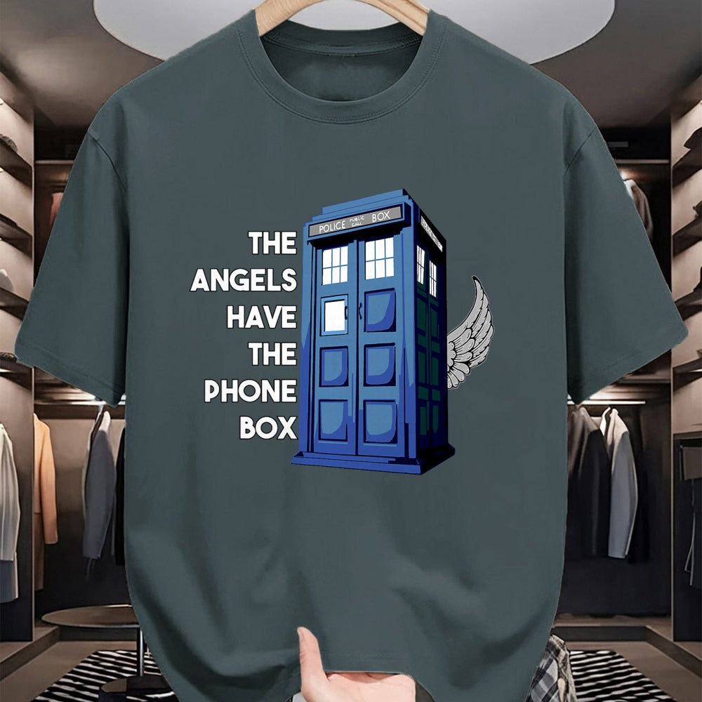 Best Doctor Shirt, Funny Doctor UnisexT-Shirt/Hoodie/Sweatshirt HLT00 - The Angels Have The Phone Box T-Shirt