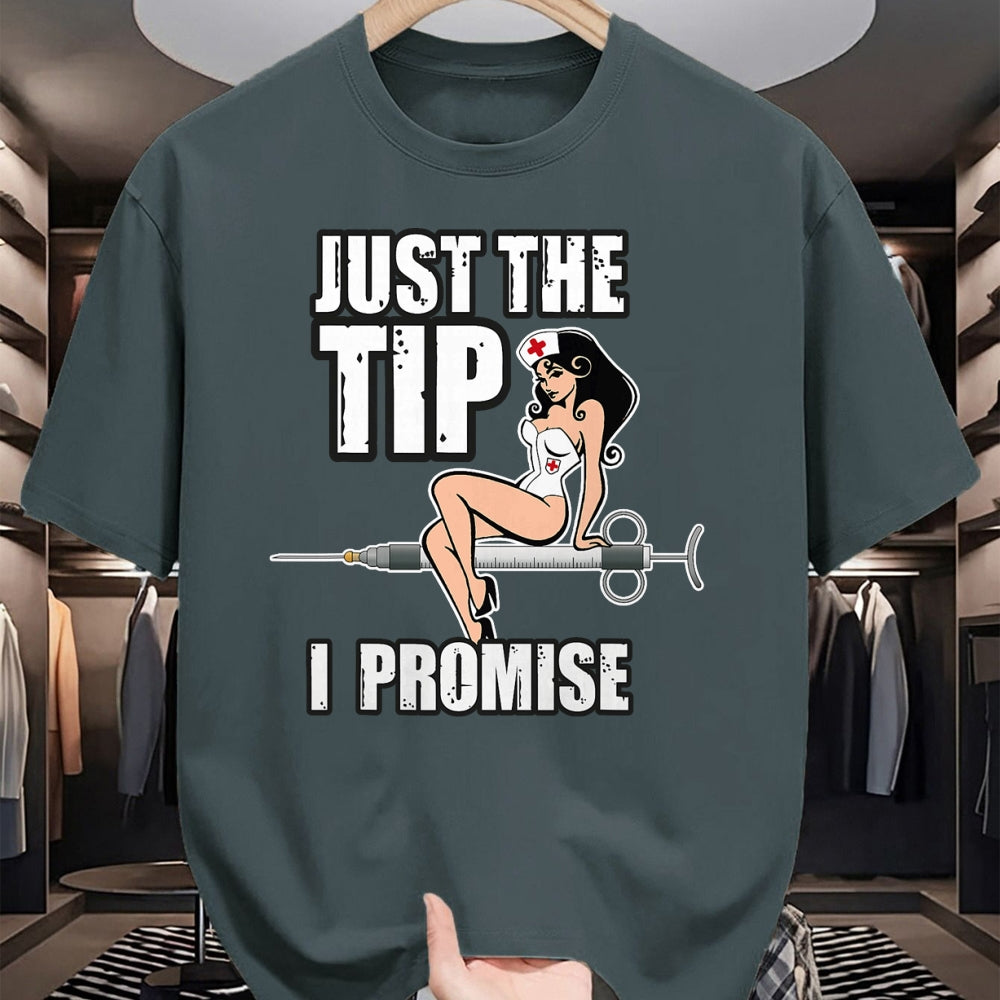 Best Doctor Shirt, Funny Doctor UnisexT-Shirt/Hoodie/Sweatshirt HLT00 - Nurse Doctor Just The Tip Syringe Sexy Pinup Girl Gift Shirt T-Shirt