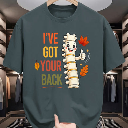 Best Doctor Shirt, Funny Doctor UnisexT-Shirt/Hoodie/Sweatshirt HLT00 - I've Got Your Back Spine Adjustment Chiropractor Fall Autumn T-Shirt