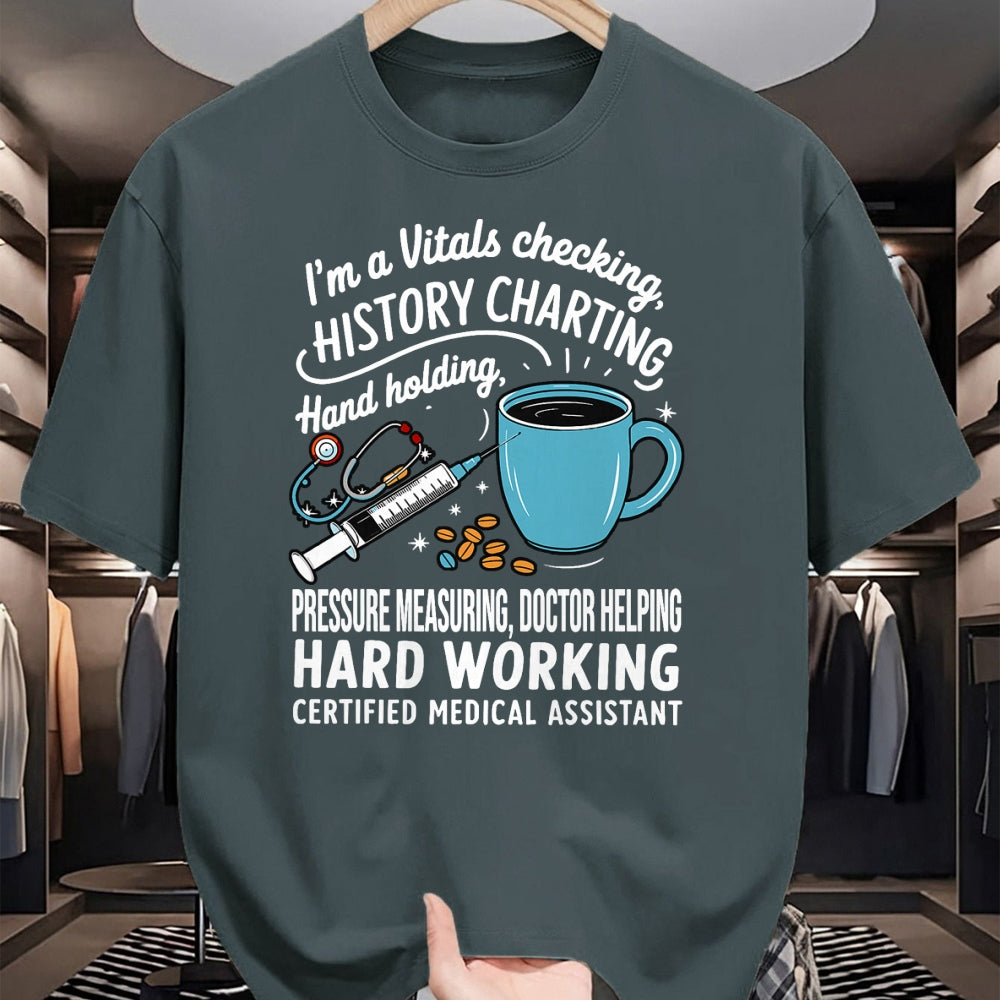 Best Doctor Shirt, Funny Doctor UnisexT-Shirt/Hoodie/Sweatshirt HLT00 - Vitals CMA Doctor Nursing Certified Medical Assistant T-Shirt