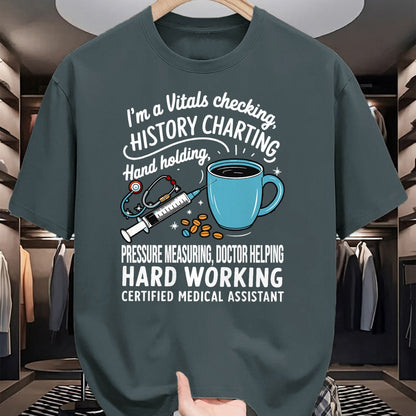 Best Doctor Shirt, Funny Doctor UnisexT-Shirt/Hoodie/Sweatshirt HLT00 - Vitals CMA Doctor Nursing Certified Medical Assistant T-Shirt