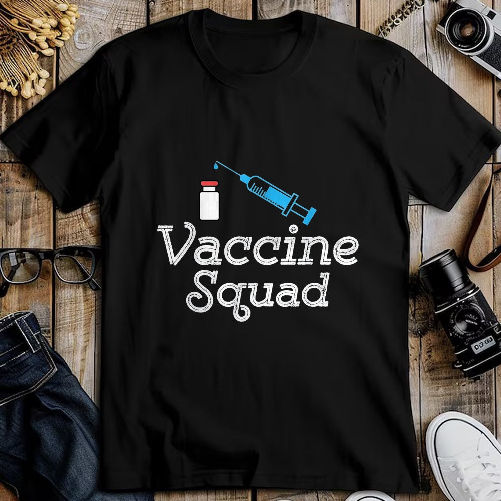 Best Doctor Shirt, Funny Doctor UnisexT-Shirt/Hoodie/Sweatshirt HLT00 - Funny Vaccine Squad Cute Nurse Doctor DR Vaccinated 19 Tee T-Shirt, Women, Black, Medium