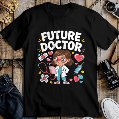 Best Doctor Shirt, Funny Doctor UnisexT-Shirt/Hoodie/Sweatshirt HLT00 - Future Doctor - Future Doctor Cute Girl Medical Career Gifts for Girls Kids T-Shirt