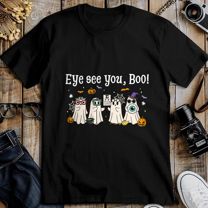 Best Doctor Shirt, Funny Doctor UnisexT-Shirt/Hoodie/Sweatshirt HLT00 - Cute Ghost Optometry Halloween Eye Doctor Ophthalmologist T-Shirt