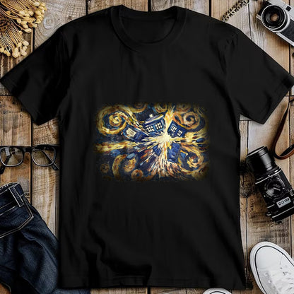 Best Doctor Shirt, Funny Doctor UnisexT-Shirt/Hoodie/Sweatshirt HLT00 - Art Tardis Van Gogh Time Travel Sci-Fi Fan T-Shirt