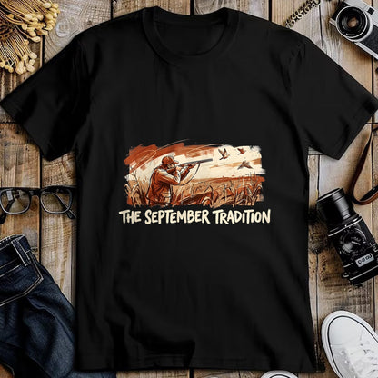 Funny Hunting Shirt, Gift For Hunting Lover Unisex T-Shirt/Hoodie/Sweatshirt HLT00 - Dove Hunting Season September Tradition Bird Hunter T-Shirt