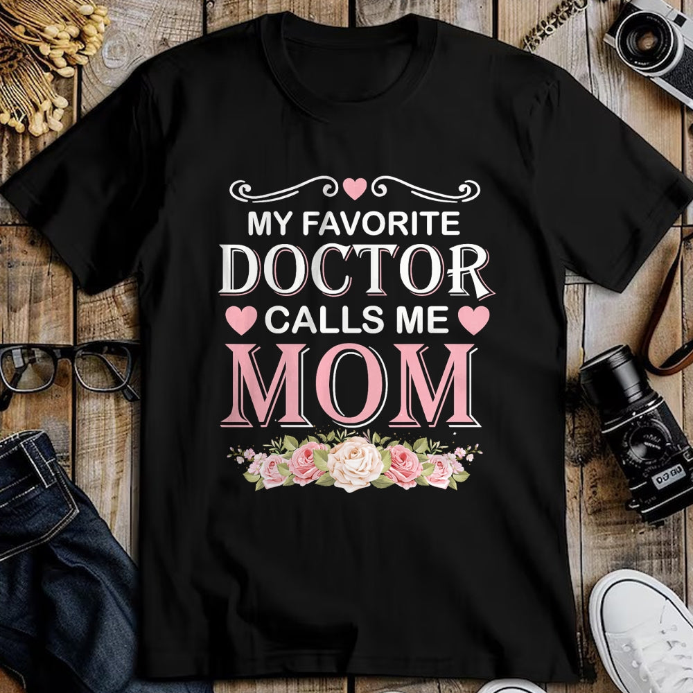 Christmas Shirts for Family, Funny christmas shirts, Christmas Unisex T-Shirt/Hoodie/Sweatshirt HLT00 - Doctor Calls Me Mom Medical School Students T-Shirt