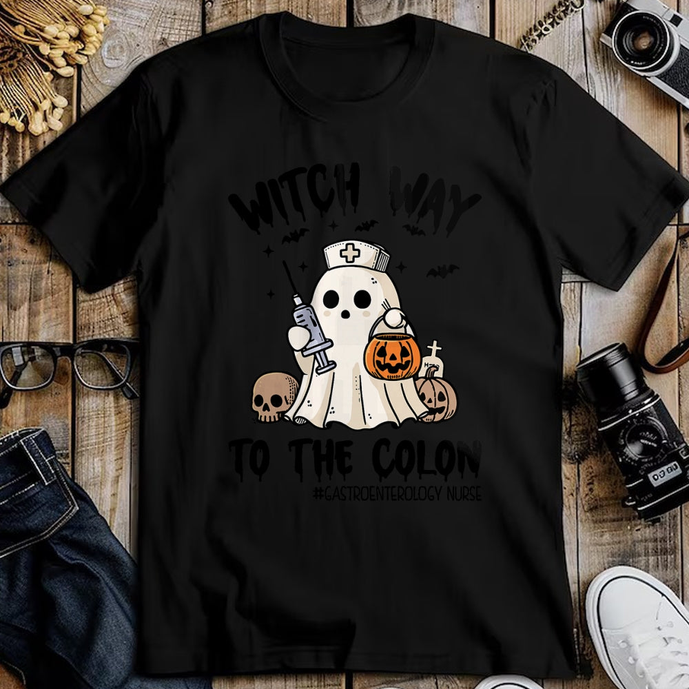 Best Doctor Shirt, Funny Doctor UnisexT-Shirt/Hoodie/Sweatshirt HLT00 - Gastroenterology Nurse Halloween Endo Nurse Ghost Endoscopy T-Shirt