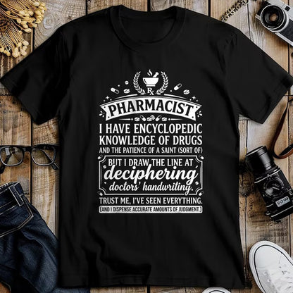 Best Doctor Shirt, Funny Doctor UnisexT-Shirt/Hoodie/Sweatshirt HLT00 - Funny Pharmacist Typography Quote Doctors Handwriting T-Shirt