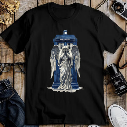 Best Doctor Shirt, Funny Doctor UnisexT-Shirt/Hoodie/Sweatshirt HLT00 - Weeping Angel with Blue Police Box 1 - Fan Fun T-Shirt