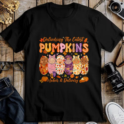 Best Doctor Shirt, Funny Doctor UnisexT-Shirt/Hoodie/Sweatshirt HLT00 - Delivering The Cutest Pumpkins Labor and Delivery Nurse Fall T-Shirt