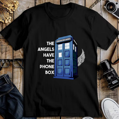 Best Doctor Shirt, Funny Doctor UnisexT-Shirt/Hoodie/Sweatshirt HLT00 - The Angels Have The Phone Box T-Shirt