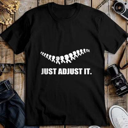 Best Doctor Shirt, Funny Doctor UnisexT-Shirt/Hoodie/Sweatshirt HLT00 - Just Adjust It Back Subluxation Chiropractor Pun T Shirt T-Shirt