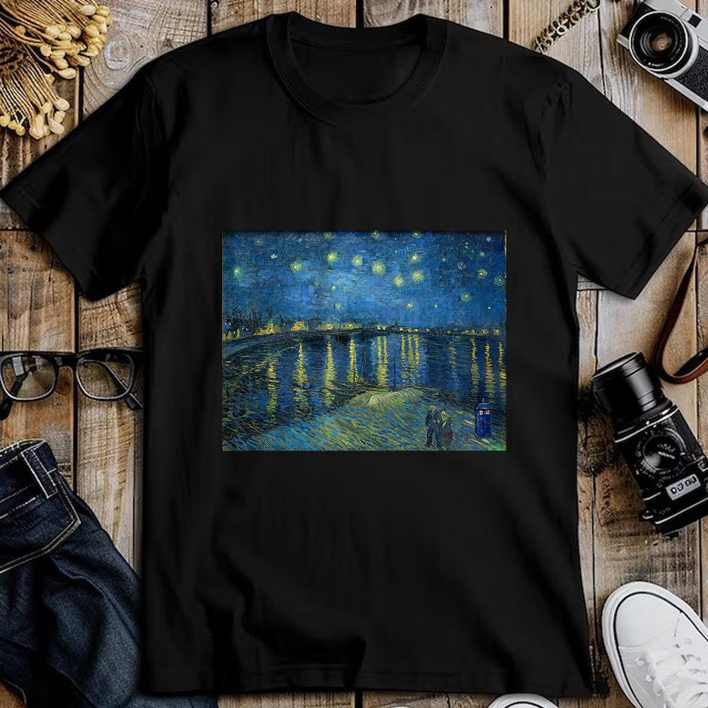 Best Doctor Shirt, Funny Doctor UnisexT-Shirt/Hoodie/Sweatshirt HLT00 - Starry Night Over the Rhone Doctor Visit T-Shirt