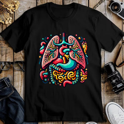 Best Doctor Shirt, Funny Doctor UnisexT-Shirt/Hoodie/Sweatshirt HLT00 - Colorful Human Body Anatomy Illustrated Internal Organs Art T-Shirt
