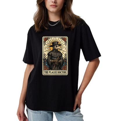 Best Doctor Shirt, Funny Doctor UnisexT-Shirt/Hoodie/Sweatshirt HLT00 - Plague Doctor Tarot Card Gothic T-Shirt