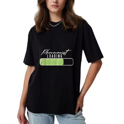Best Doctor Shirt, Funny Doctor UnisexT-Shirt/Hoodie/Sweatshirt HLT00 - Pharmacist Loading Doctor of Pharmacy Student Future Pharm.D T-Shirt, Women, Black, Large