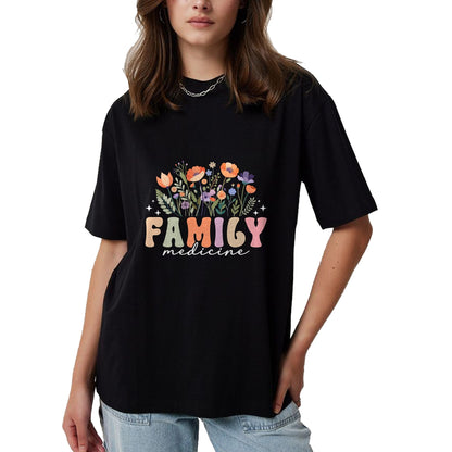 Best Doctor Shirt, Funny Doctor UnisexT-Shirt/Hoodie/Sweatshirt HLT00 - Family Medicine Flowers Family Medicine Doctor T-Shirt