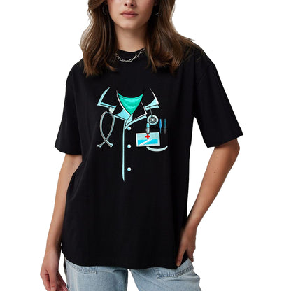 Best Doctor Shirt, Funny Doctor UnisexT-Shirt/Hoodie/Sweatshirt HLT00 - Doctor Costume Halloween White Lab Coat Men Women Kids T-Shirt