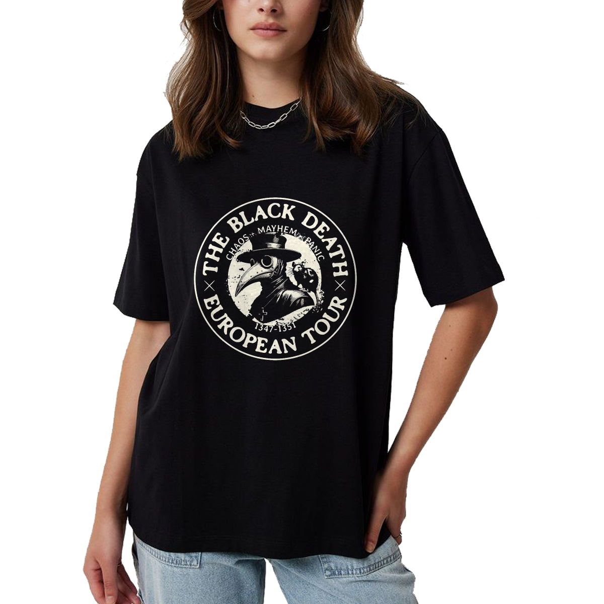 Best Doctor Shirt, Funny Doctor UnisexT-Shirt/Hoodie/Sweatshirt HLT00 - Plague Mask Doctor Plague Black Death European Tour T-Shirt