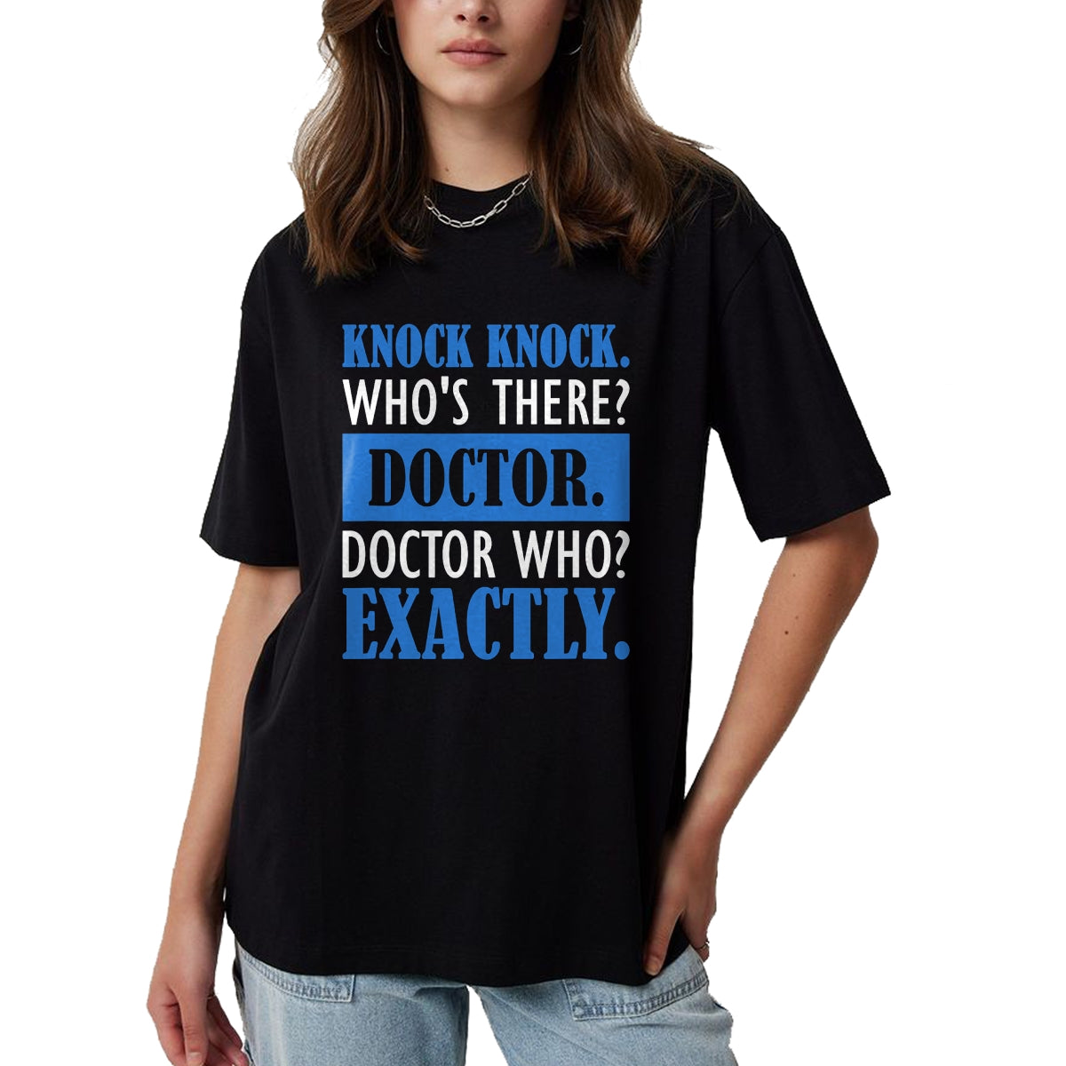 Best Doctor Shirt, Funny Doctor UnisexT-Shirt/Hoodie/Sweatshirt HLT00 - Funny Knock Knock. Who's There Doctor T-Shirt