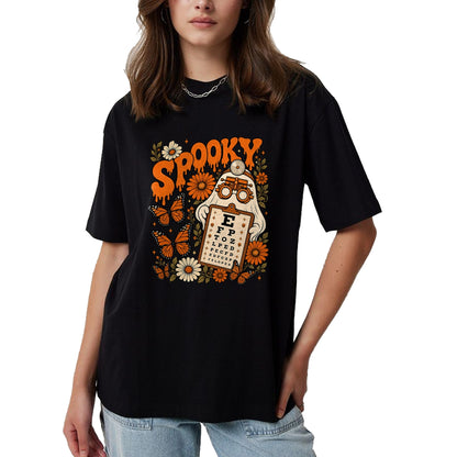 Best Doctor Shirt, Funny Doctor UnisexT-Shirt/Hoodie/Sweatshirt HLT00 - Spooky Ghost Boo Vision Squad Optometrist Halloween Eye Dr T-Shirt