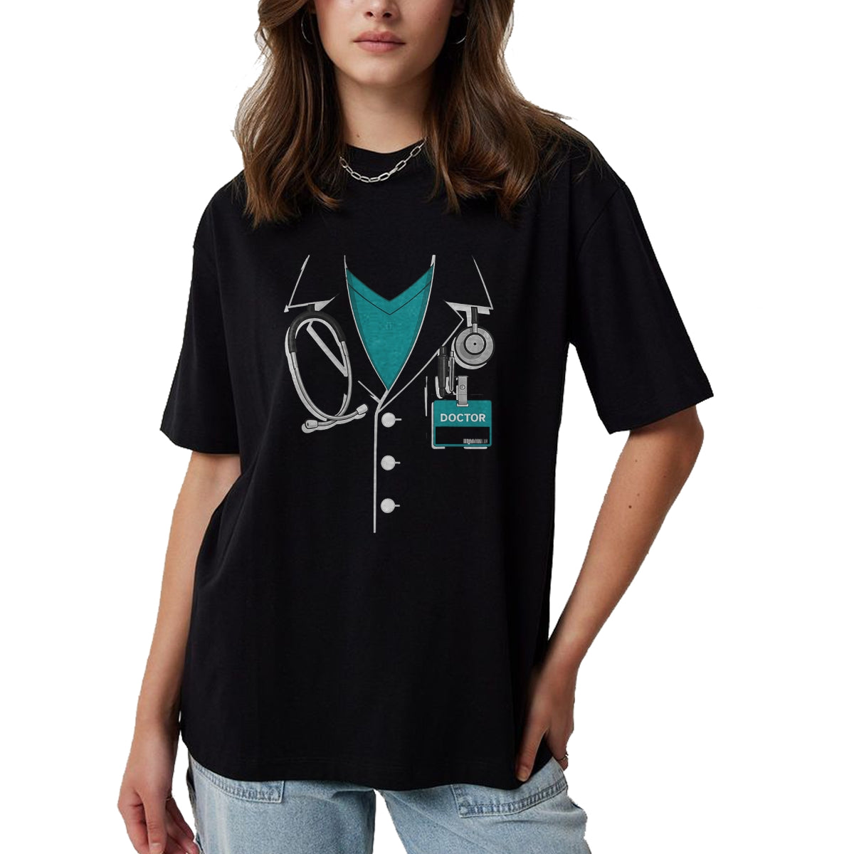 Best Doctor Shirt, Funny Doctor UnisexT-Shirt/Hoodie/Sweatshirt HLT00 - Doctor White Lab Coat  Halloween Costume T-Shirt T-Shirt