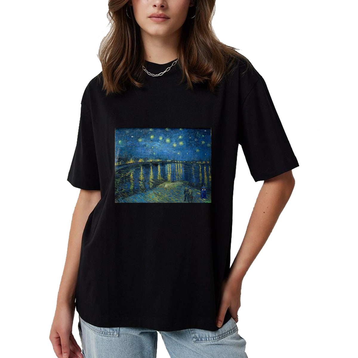 Best Doctor Shirt, Funny Doctor UnisexT-Shirt/Hoodie/Sweatshirt HLT00 - Starry Night Over the Rhone Doctor Visit T-Shirt