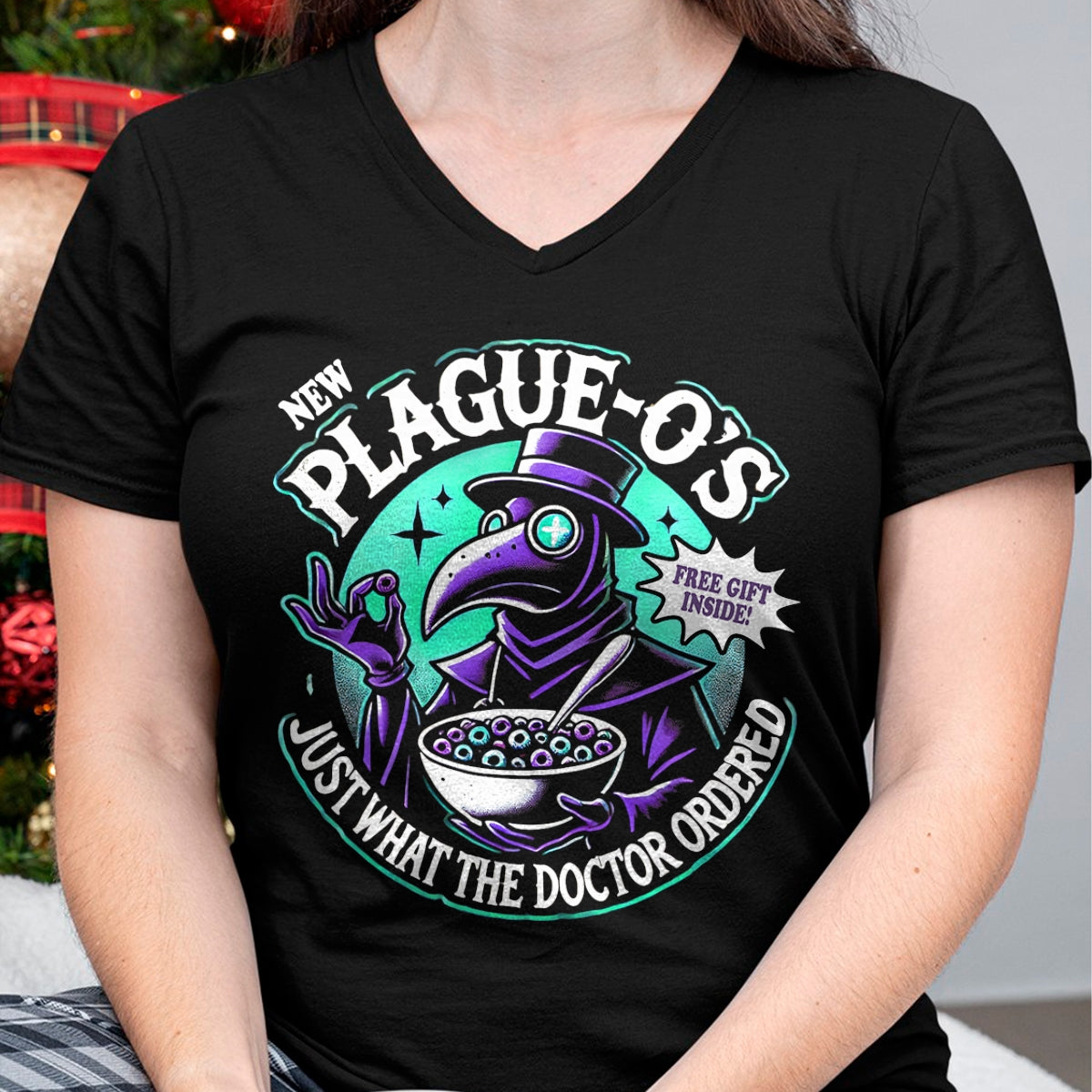 Best Doctor Shirt, Funny Doctor UnisexT-Shirt/Hoodie/Sweatshirt HLT00 - Plague Doctor Shirt Cereal Parody Plague O's Plague Doctor T-Shirt