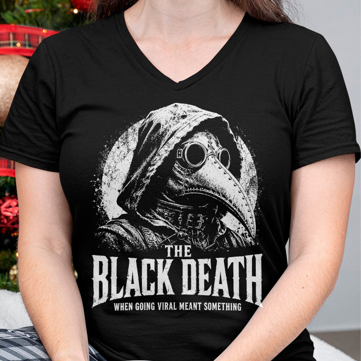 Best Doctor Shirt, Funny Doctor UnisexT-Shirt/Hoodie/Sweatshirt HLT00 - The Black Death When Going Viral Meant Something Plague Dr T-Shirt