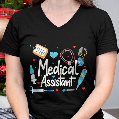 Best Doctor Shirt, Funny Doctor UnisexT-Shirt/Hoodie/Sweatshirt HLT00 - Medical Assistant MA CMA Nursing Doctor Assistant Student T-Shirt, Men, Black, Large