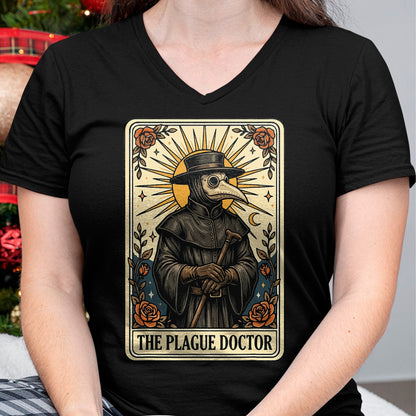 Best Doctor Shirt, Funny Doctor UnisexT-Shirt/Hoodie/Sweatshirt HLT00 - Plague Doctor Tarot Card Gothic T-Shirt