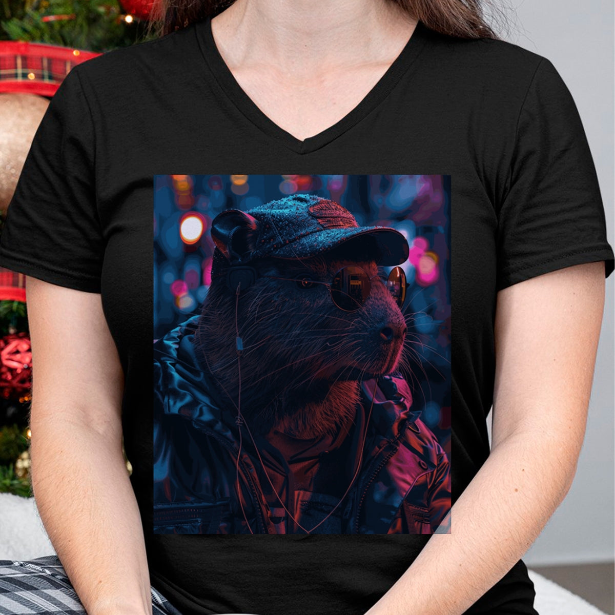 Cute Capybara Shirt, Funny Capybara Unisex T-Shirt/Hoodie/Sweatshirt HLT00 - Funny Graphic Capybara Long Sleeve T-Shirt (9)