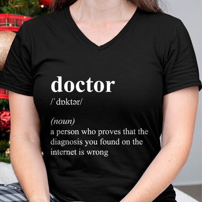 Best Doctor Shirt, Funny Doctor UnisexT-Shirt/Hoodie/Sweatshirt HLT00 - Funny Cool Doctor Definition T-Shirt